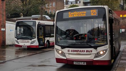 Two Compass Bus Enviro 200s