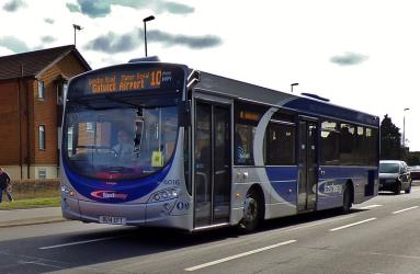 Bus with Fastway livery